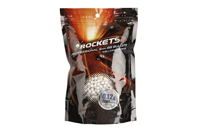 BBs 0.12g Rockets Professional 2000 pcs