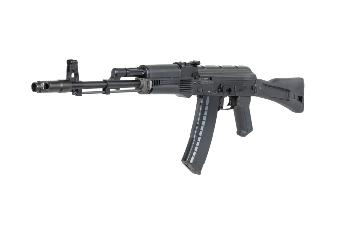 ICS Airsoft MAR M airsoft carbine with folding stock Black
