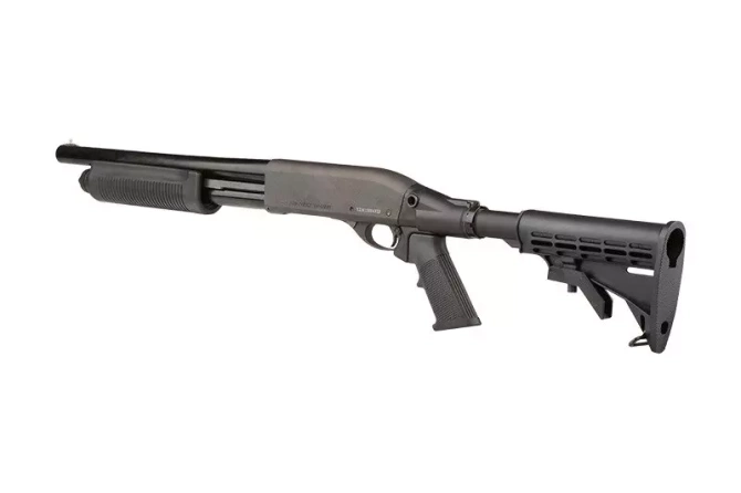 M870 Police Version with Telescopic Stock Shotgun Replica