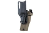 Wosport GB-87 holster with adapter and flipper (left-handed version) Olive