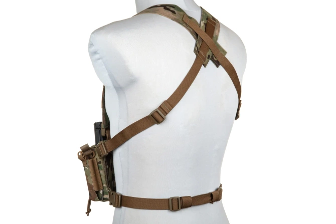 Kamizelka typu Chest Rig Pew Tactical CR03 Multicam