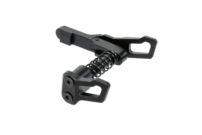 Aluminium Maxx Model Advanced type B magazine release for MTW M4 replicas Black