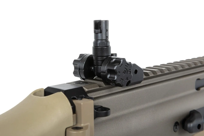 airsoft Cybergun x FN HERSTAL SCAR-H assault rifle with transport case Tan