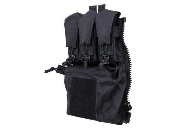 V5 PC assault panel with Wosport pistol pouches Black