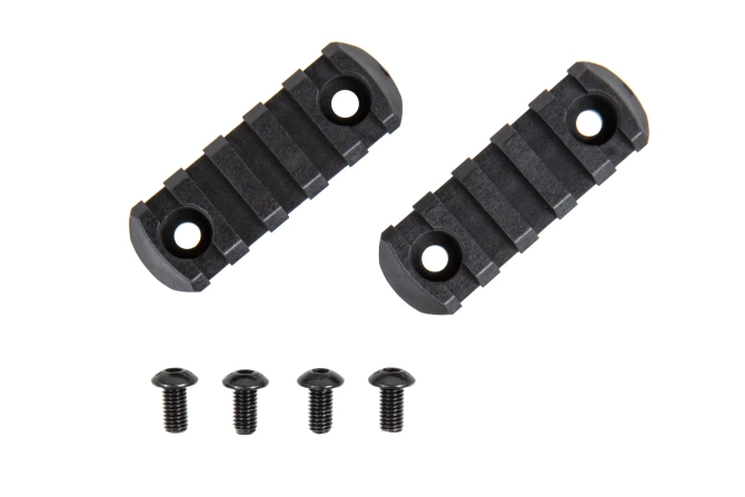 5-slot FMA rail for helmet TB1421 Black