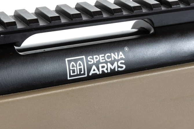 Specna Arms SA-S02 CORE™ High Velocity Upgraded Tan airsoft Selector Rifle