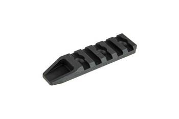 Szyna RIS do frontów typu KeyMod/M-LOK - czarna