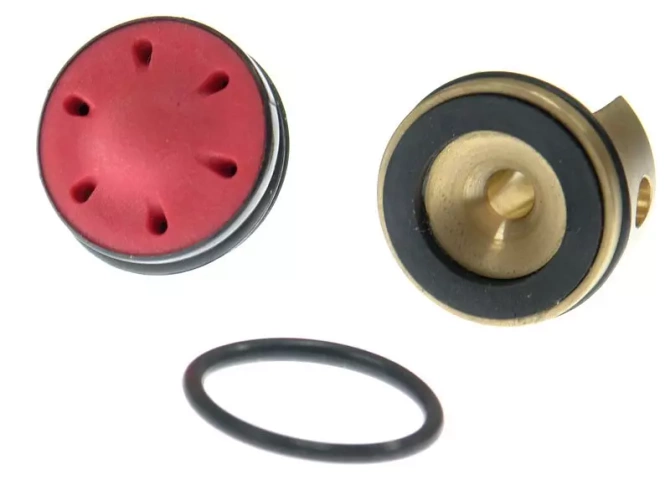 Set of muffled cylinder and piston head v.2