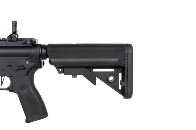 Karabinek ASG Specna Arms RRA M4 SA-E25 HAL ETU™ Czarny z pomarańczowym urządzeniem wylotowym