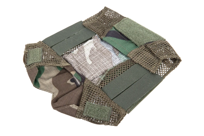 FAST Wosport Woodland helmet cover