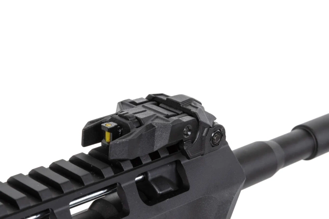 airsoft SRC DUAL POWER SR4 ZAROS GBB carbine with CO2 magazine
