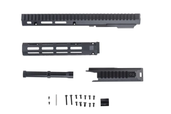 5KU handguard kit with lock chamber cover 5KU-368 Black