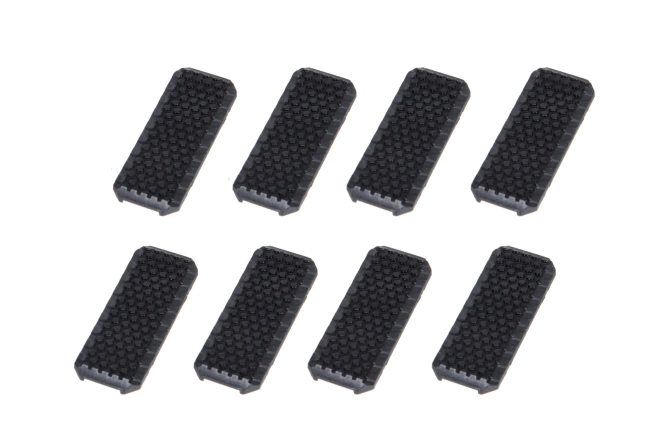 Set of coverings for M-LOK type 1 rails Black