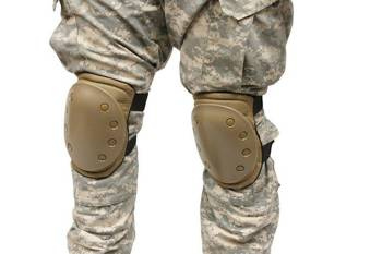 Set of knee protection pads - sand