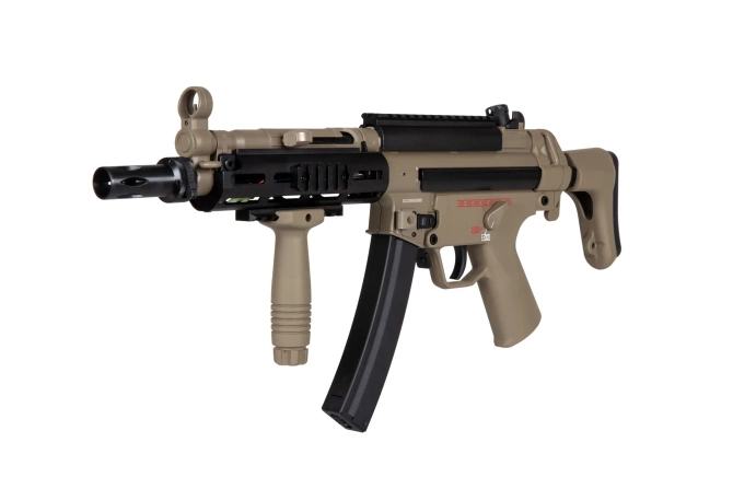 Airsoft submachine gun JG Works MP5-808 Tan