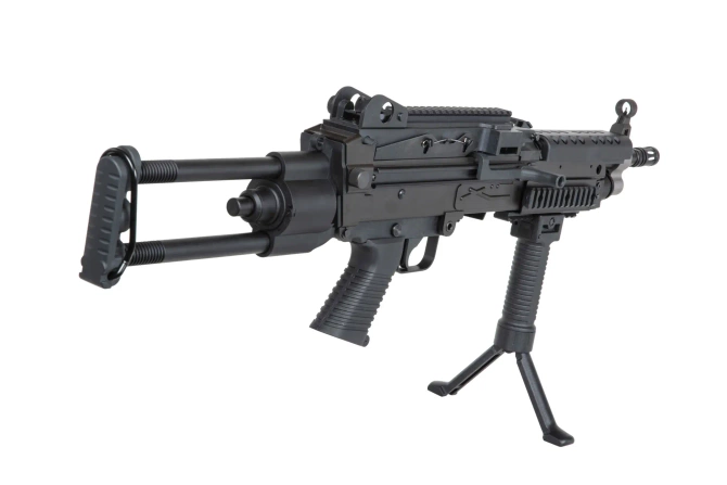 Karabin maszynowy ASG A&K M249 Para Czarny