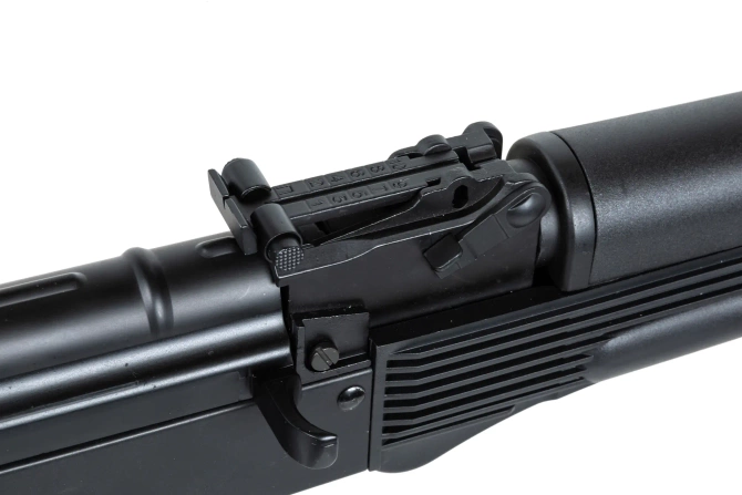 ICS Airsoft MAR M airsoft carbine with folding stock Black