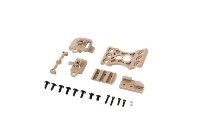 UTK Helmet Flashlight Mount - Dark Earth