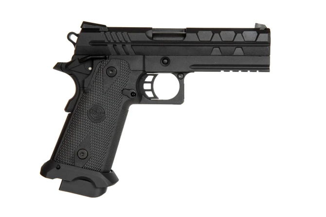 TARTARUS MK I 4.3 Green Gas Pistol Replica - Black"