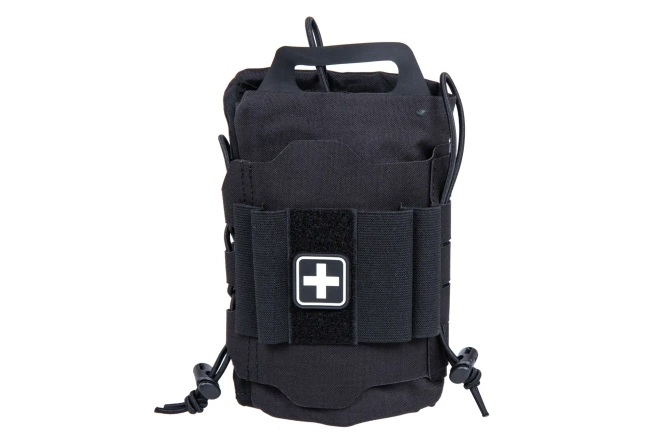 Tactical first aid kit with Molle panel Wosport Black