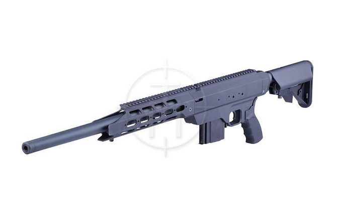 Replika karabinu snajperskiego AAC-21 - czarna