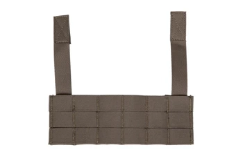 Dodatkowy panel Molle do kamizelek typu Chest Rig Wosport Ranger Green
