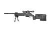 SA-S03 CORE™ Sniper Rifle Replica with Scope and Bipod - Black