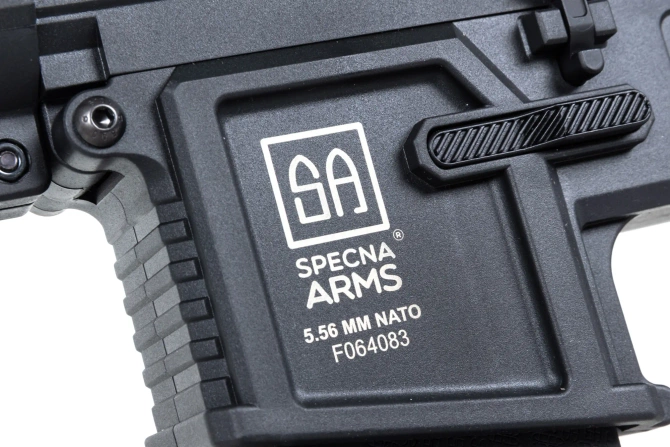 Karabinek ASG Specna Arms SA-F04-RL FLEX™ Light Ops Stock/ New Receiver HAL ETU™ Gen. 2 Czarny