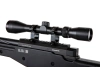 Specna Arms SA-S11 sniper airsoft rifle with scope and bipod Black