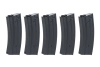 Set of 5 low-cap 70-ball metal magazines Specna Arms Black