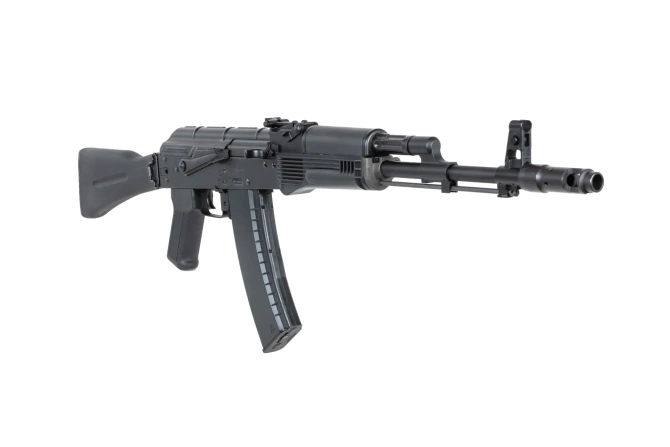 ICS Airsoft MAR M airsoft carbine with folding stock Black