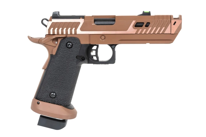 Pistolet ASG SRC Sahara Viper DUAL POWER z magazynkiem green gas Flat Dark Earth