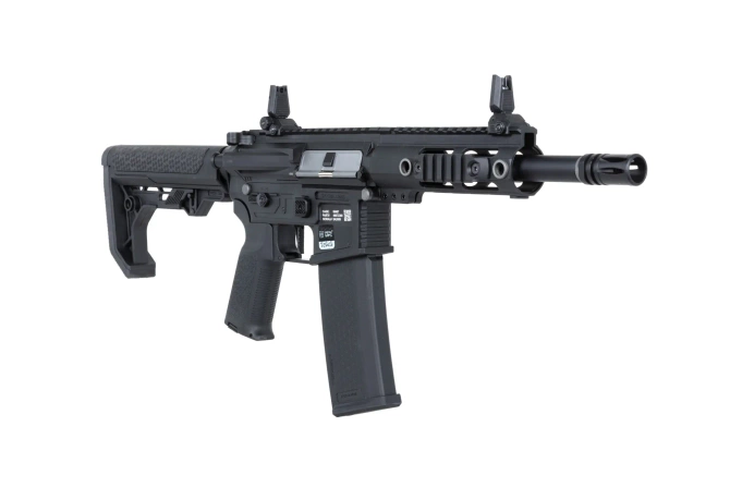 Karabinek ASG Specna Arms SA-F04-RL FLEX™ Light Ops Stock/ New Receiver HAL ETU™ Gen. 2 Czarny