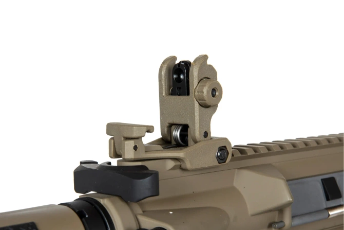 Replika karabinka SA-E07 EDGE™ Light Ops Stock HAL2 ™ Full Tan