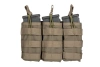 Open Koga triple magazine pouch - Olive