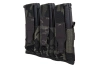 Triple magazine loader with flap Wosport MultiCam Black