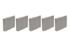 25 BBs polymer magazines for SRS replicas set of 5 - Wolf Grey
