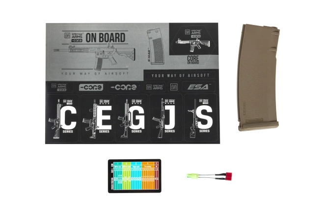 Karabinek ASG Specna Arms SA-C22 CORE™ HAL ETU™ 0.5J Chaos Bronze