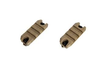 M-LOK 2” Polymer Rail (2 Pcs) - Dark Earth