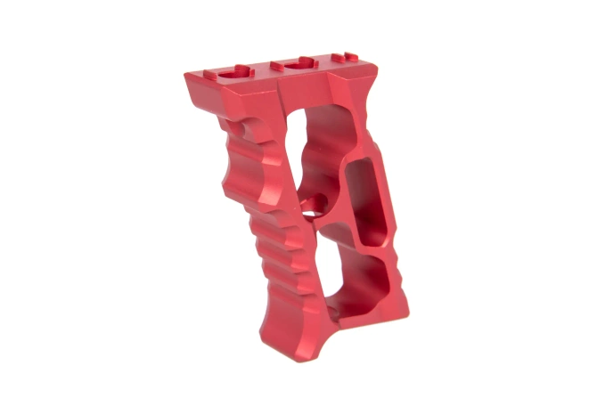 Aluminium angle grip TD Minivert for KeyMod/M-LOK Red