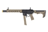 airsoft Specna Arms SA-FX02 FLEX™ HAL ETU Half-Tan submachine gun with orange discharge device