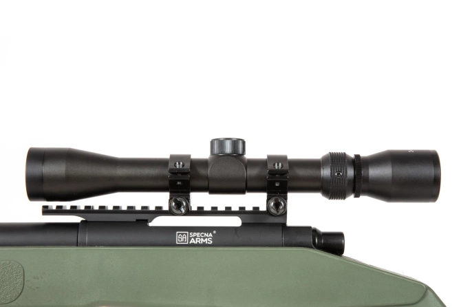 SA-S03 CORE™ High Velocity Sniper Rifle Replica with Scope and Bipod - olive