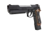 WE GP331 BIOHAZARD airsoft pistol - Mod. B. Burton Brown Grip (Single only)