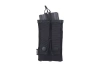 Open Top 1+1 Pouch - Black
