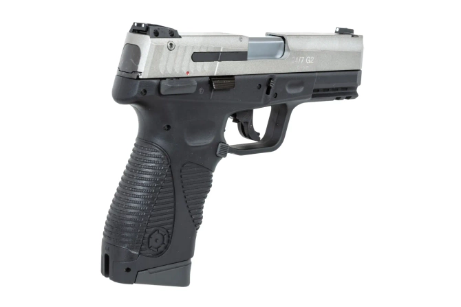 Pistolet ASG Cybergun 24/7 G2 CO2 Czarno-srebrny