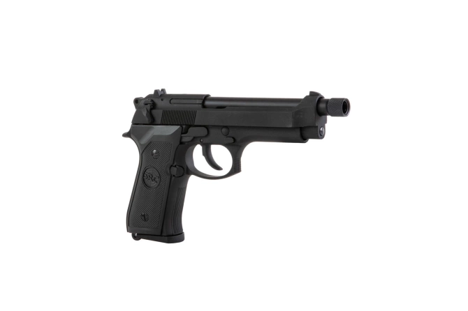 Replika pistoletu SR92 z tłumikiem - czarna