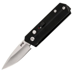 Nóż automatyczny CJH Herbertz Black G10, Satin 420