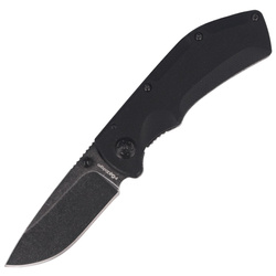 Nóż składany FoxEdge Pop Smoke G10 Black, Stone Washed PVD by Russ Kommer (FE-023)